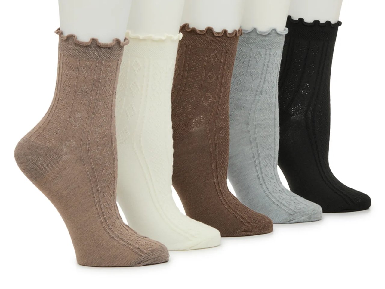 Neutral Pontelle Women's Ankle Socks - 5 Pack