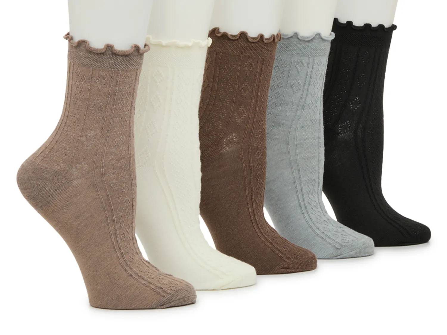 Neutral Pontelle Women's Ankle Socks - 5 Pack