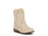 Lil Amelia Cowboy Boot - Kids' Gold Glitter view