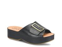 York Platform Sandal Black view