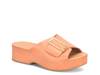 York Platform Sandal Orange view