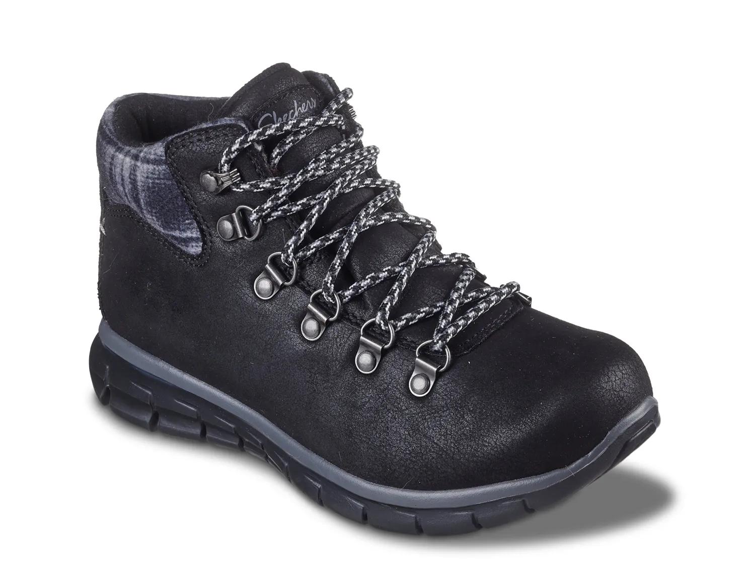 Skechers Synergy Plaid Mood Bootie - Free Shipping | DSW