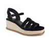 Dallas Wedge Sandal Black view