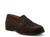 Sterling Loafer Dark Brown Floral Embossed Suede view