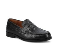 Sterling Loafer Black Croc Print Leather view