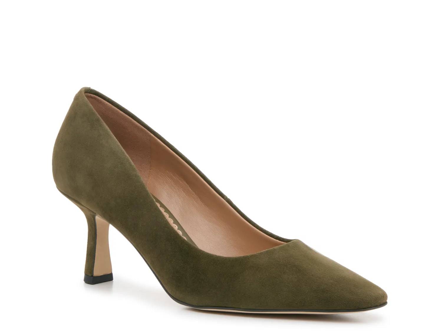 slim fit dress slacks Olive Suede - Slip On Shoes for Women main image 1