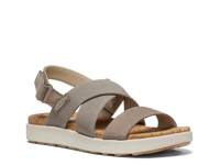 Elle Crisscross Sandal Dark Brown view