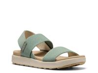 Elle Backstrap Sandal Dark Green view