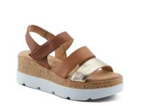 Acey Wedge Sandal Cognac view