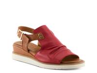 Locals Wedge Sandal Red view