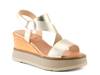Nataly Wedge Sandal Gold Metallic view