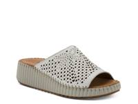 Rhydian Wedge Sandal White view