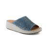 Rhydian Wedge Sandal Blue view