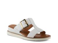 Seaport Wedge Sandal White view