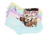 Disney Princess Kids' Mid Crew Socks - 5 Pack Multicolour view