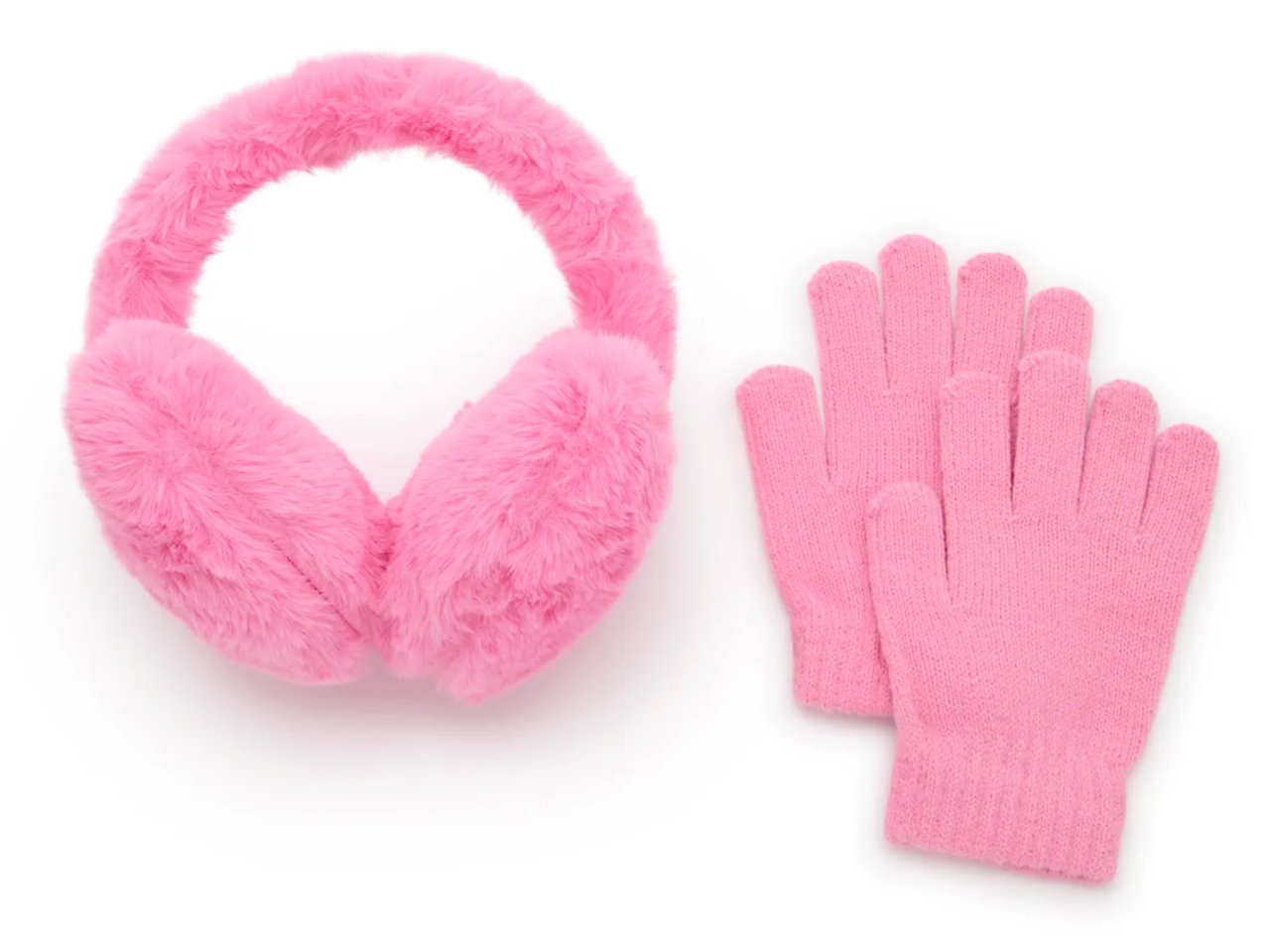 Heart Fur Kids' Earmuff & Gloves Set