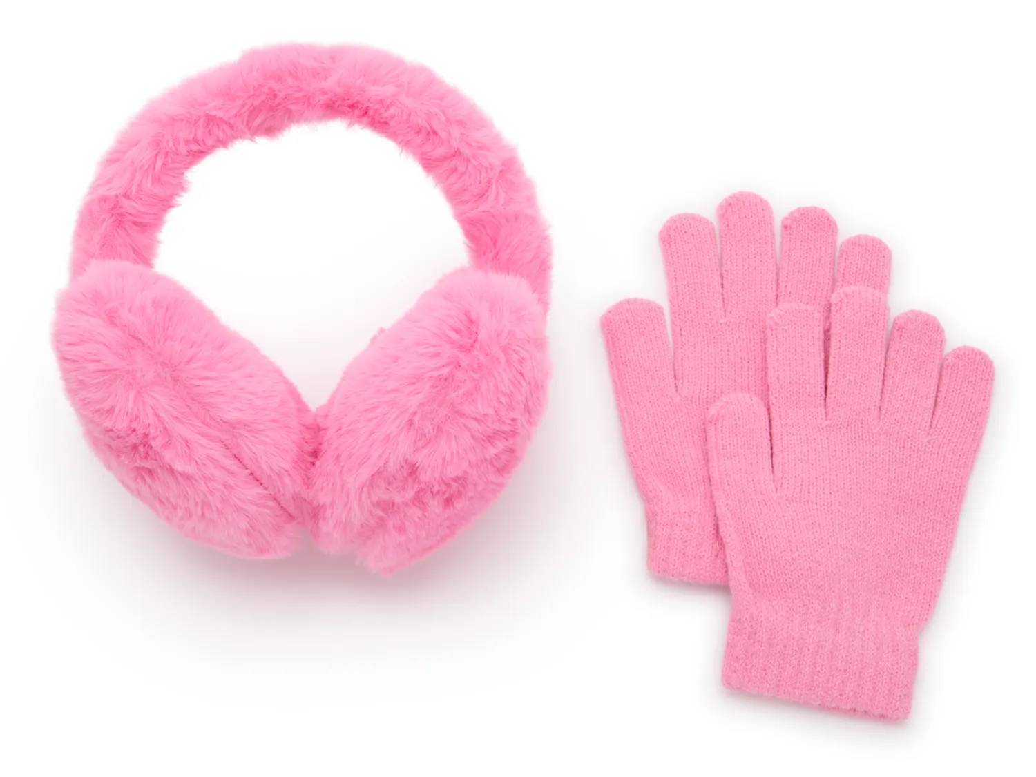 Heart Fur Kids' Earmuff & Gloves Set
