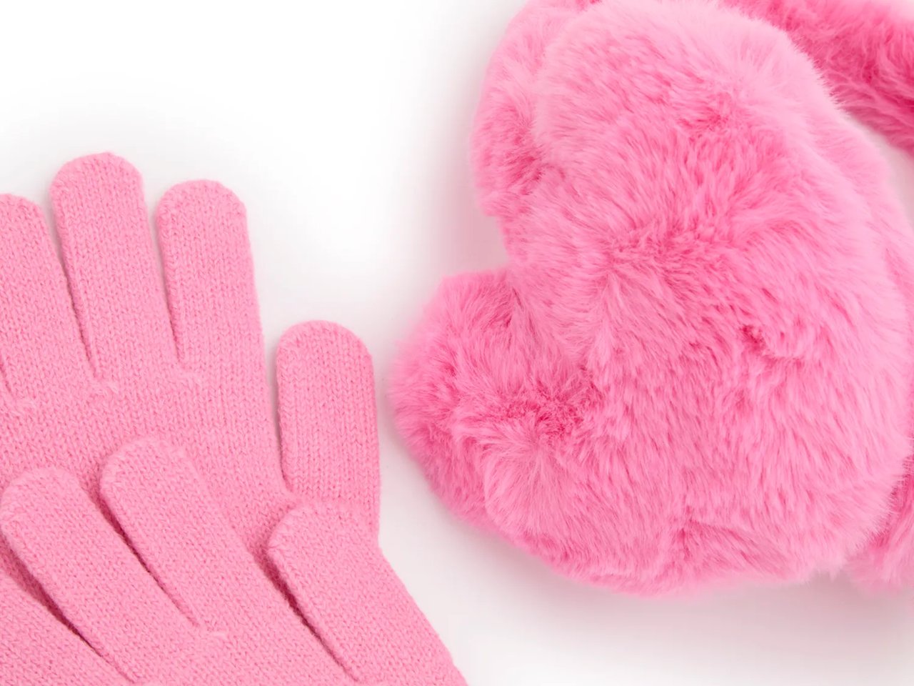 Heart Fur Kids' Earmuff & Gloves Set