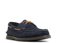Authentic Original 2-Eye Ripple Boat Shoe Blue view