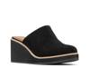 Janella Wedge Mule Black view