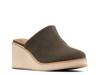 Janella Wedge Mule Military Green view