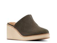 Janella Wedge Mule Military Green view