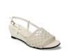 Danza Wedge Sandal White view