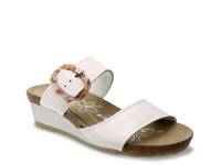 Fantasy Wedge Sandal White view