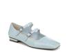 Tesoro Mary Jane Flat Light Blue Patent Synthetic view
