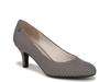 Parigi Pump Beige/Black Fabric view