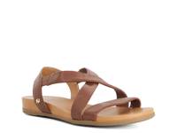 Landies Sandal Brown Leather view