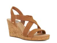 Kaimes Wedge Sandal Cognac view