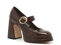 Kylee Mary Jane Platform Pump Brown view