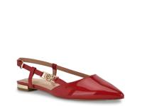Franie Flat Red Patent Synthetic view