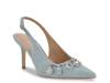 Naska Pump Light Blue Denim Fabric view