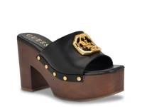 Qisha Platform Sandal Black view