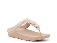 Fino Wedge Sandal Beige/Gold Metallic view