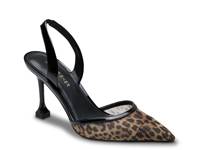 Hadya Pump Black/Tan Leopard Print view