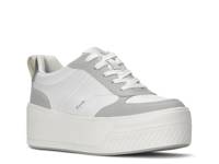 Skyler II Platform Sneaker - Women's White/Grey/Silver Metallic view