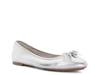 Hallo Ballet Flat Silver Metallic view