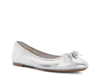 Hallo Ballet Flat Silver Metallic view