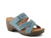 Auratay Wedge Slip-On Navy view