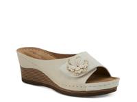 Mahan Wedge Sandal Off White view