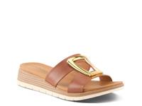 Malmo Wedge Sandal Dark Brown view