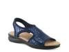 Nyaman Crackle Sandal Navy view