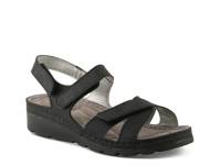 Orwell Wedge Sandal Black view