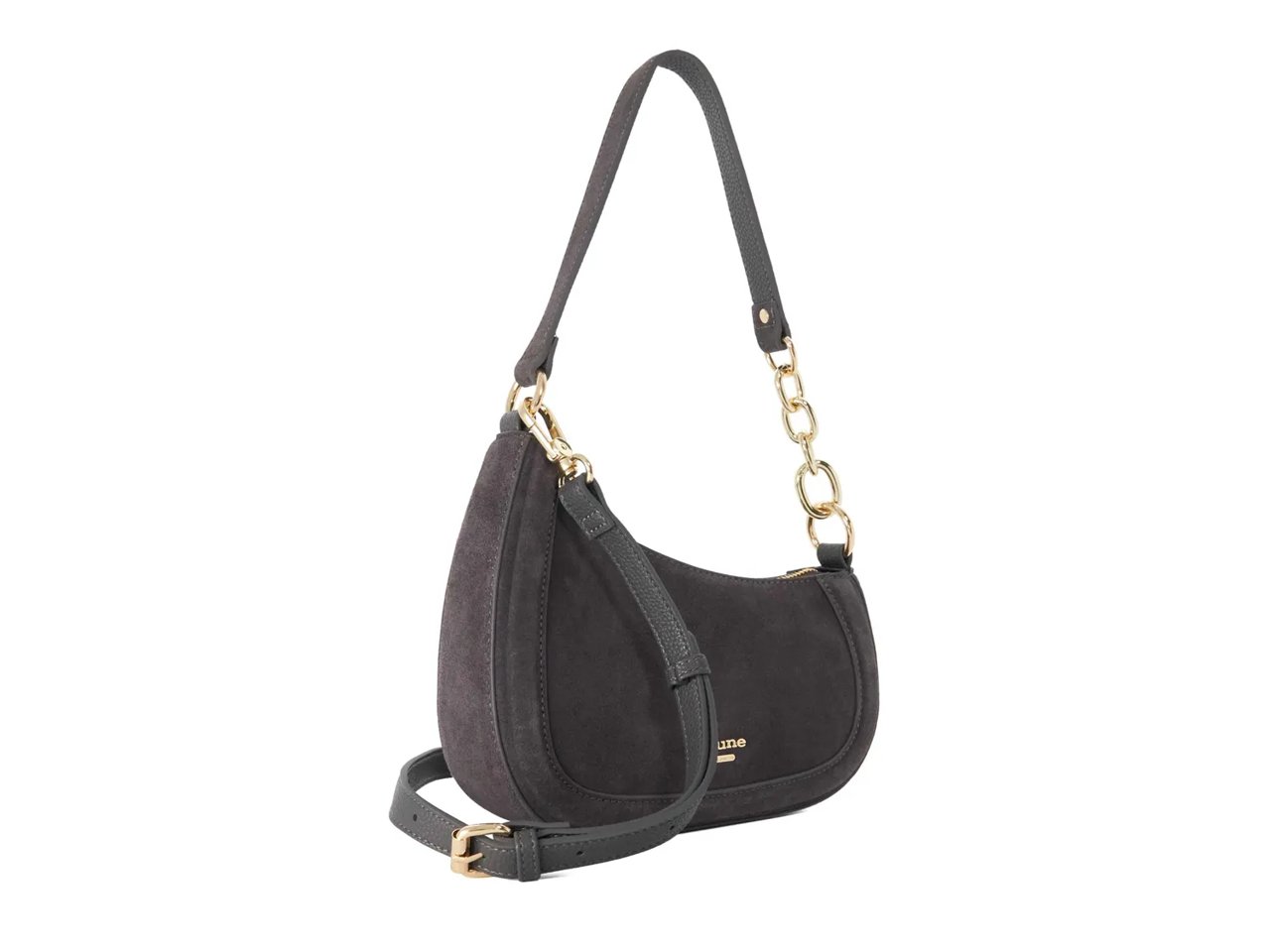 Direction Leather & Suede Shoulder Bag