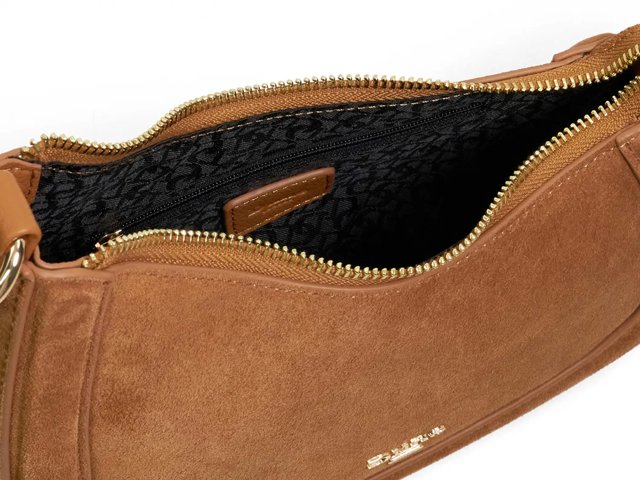 Direction Leather & Suede Shoulder Bag
