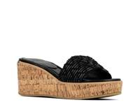 Allea Wedge Sandal Black view