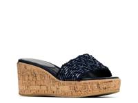 Allea Wedge Sandal Navy view